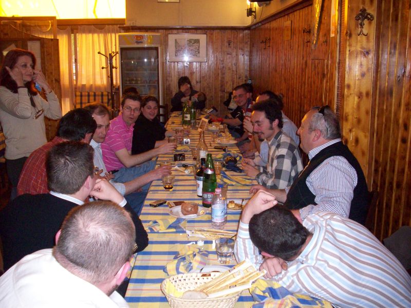 All togheter at the end of the lunch